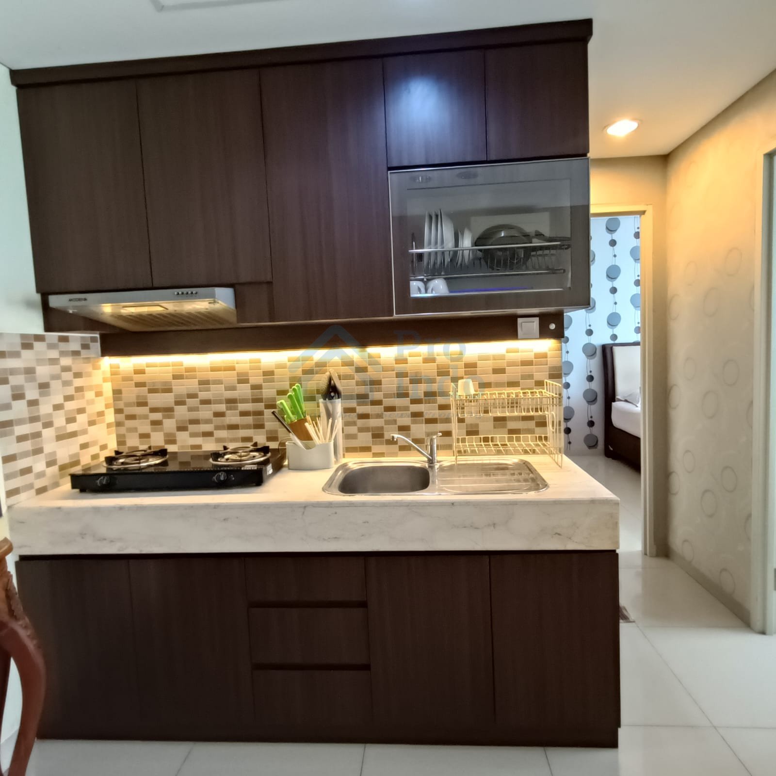 Disewakan Apartemen Trivium Lippo Cikarang 2 Kamar Tidur Semi Furnished