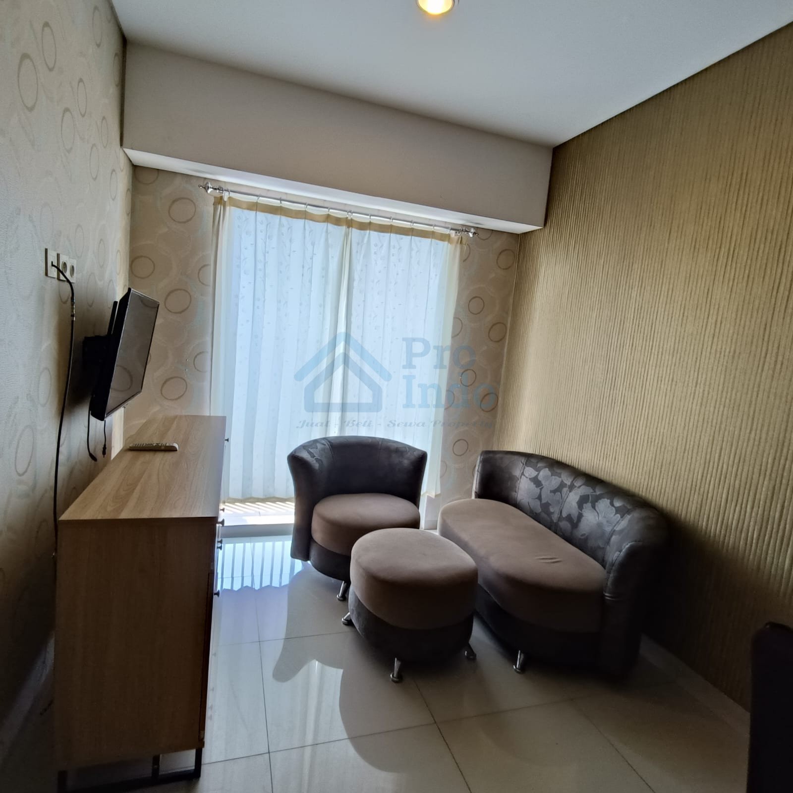 Disewakan Apartemen Trivium Lippo Cikarang 2 Kamar Tidur Semi Furnished