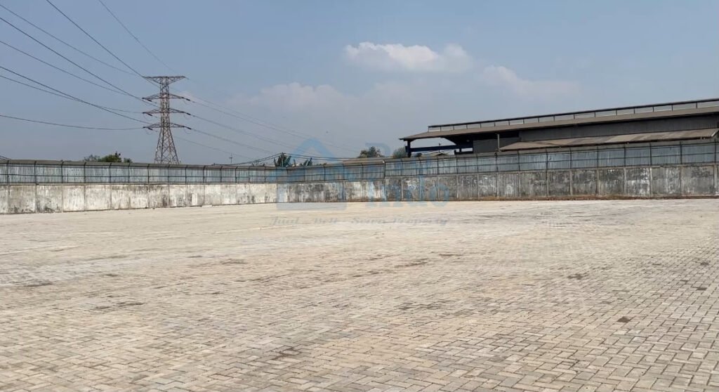 Disewakan open yard luas 10.000m2 pinggir jalan, Tambun, Kab. Bekasi