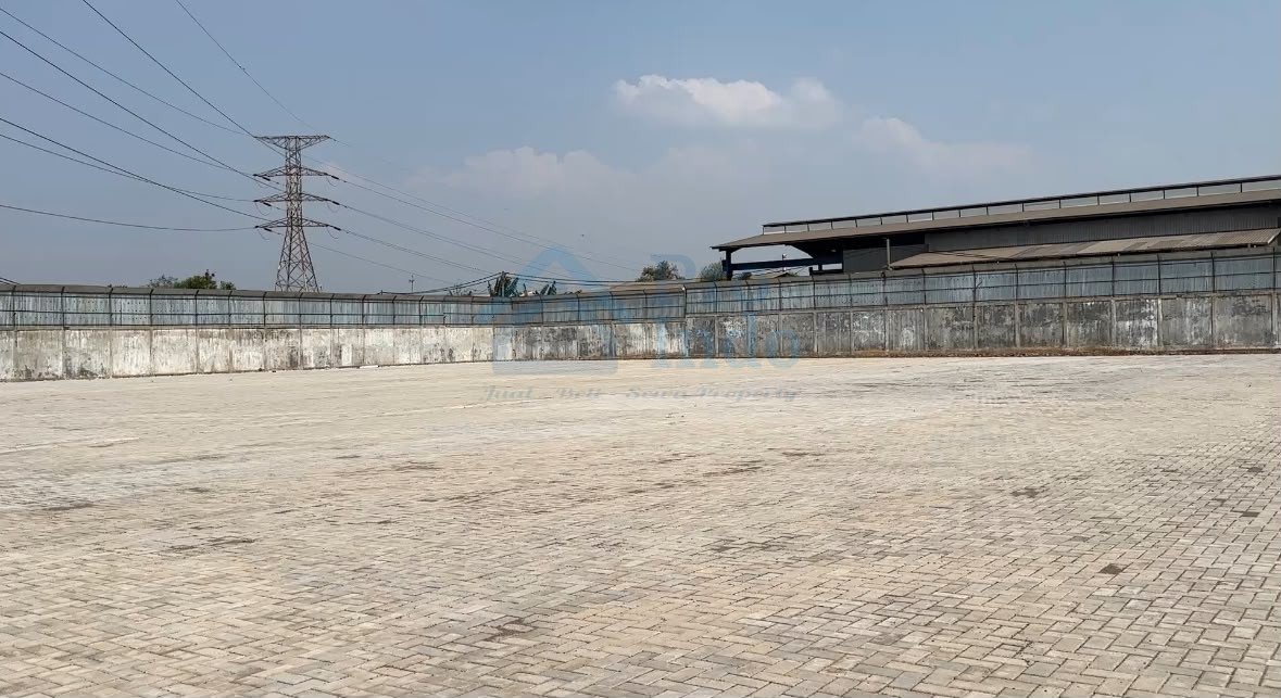 Disewakan open yard luas 10.000m2 pinggir jalan, Tambun, Kab. Bekasi