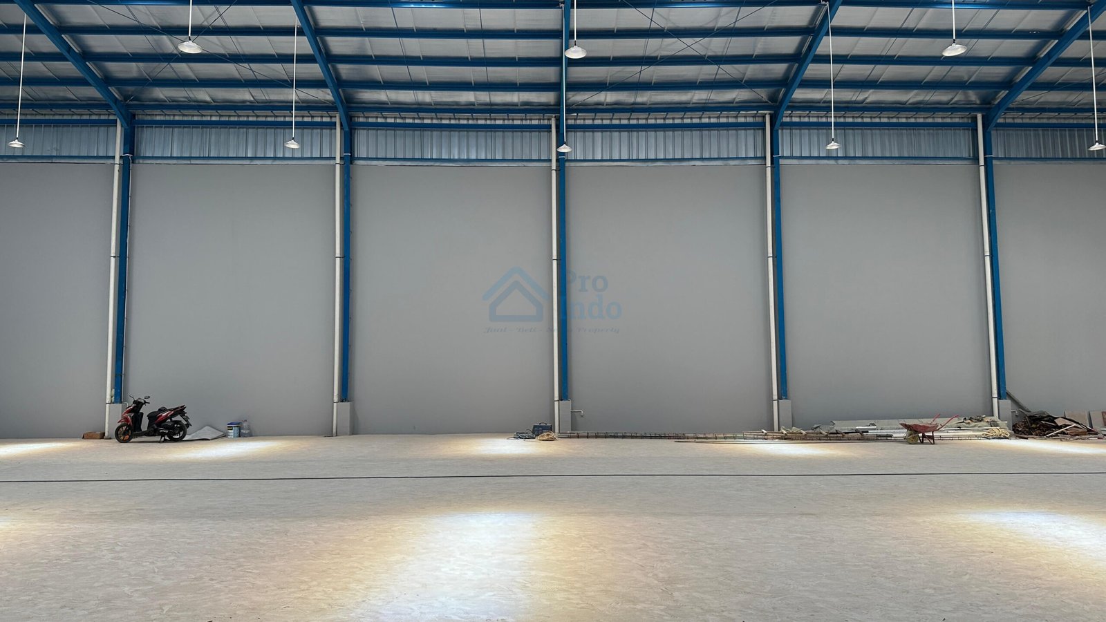 Disewakan Gudang baru bagus luas 1.300m2 di dalam kawasan industri Cikarang
